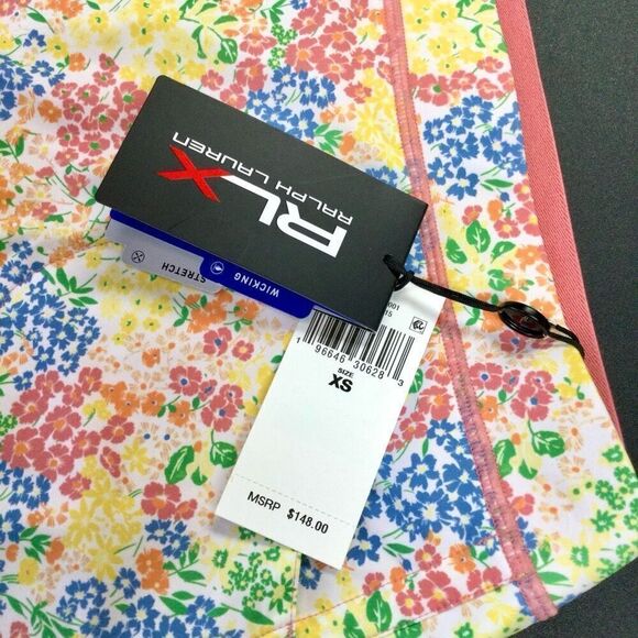 NWT RLX Ralph Lauren Womens Pink Floral Performance Golf Skort Skirt Size XS - Picture 5 of 14